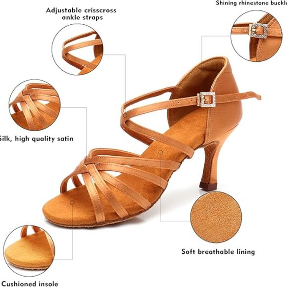 RoseMoli Women's Dance Shoes - Picture 3 of 9